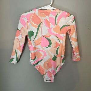 Very Gently Used Caters Long Sleeve One Piece Swim Suit - 18M